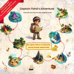 ⚓ Captain Fahd’s Treasure Adventure – نشاط مليء بالمرح والتحدي!